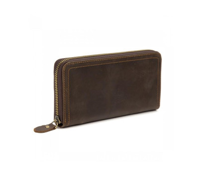 Шкіряний клатч із вінтажної шкіри Tiding Bag t4007-1DB