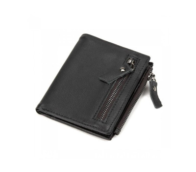 М'яке шкіряне портмоне на кнопці Tiding Bag M39-FA852A