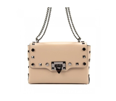 Жіноча шкіряна сумка з ланцюжком Firenze Italy F-IT-9813B