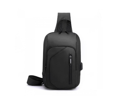 Каркасна сумка слінг чорна Confident ATN01-T-X2032A