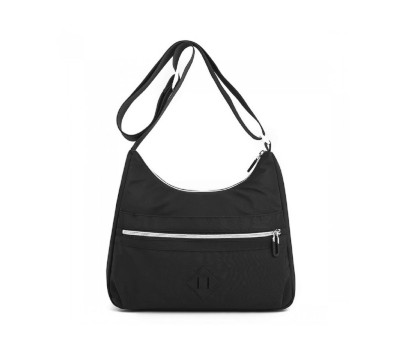 Жіночий чорний тканинний месенджер Confident WT1-206A