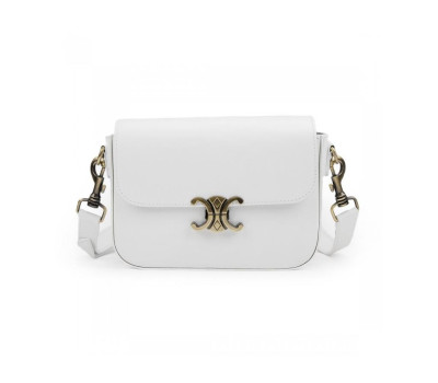 Шкіряна сумочка кросбоді біла Firenze Italy F-IT-1018W-S