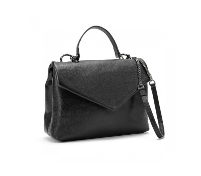 Кросбоді чорне з ланцюжком Firenze Italy F-IT-86105A