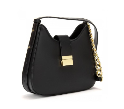 Сумка-кроссбоді жіноча шкіряна чорна Firenze Italy F-IT-9836A