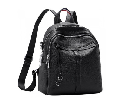 Шкіряний жіночий чорний рюкзак Olivia Leather F-FL-NWBP27-1138A