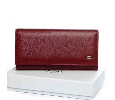Гаманець Шкіряний Жіночий Classic DR. BOND W1-V wine-red