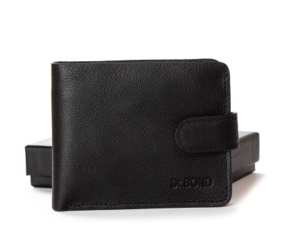Гаманець шкіряний Чоловічий Classic DR. BOND MS-31 black