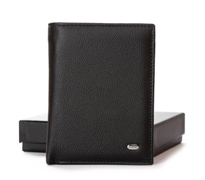 Гаманець шкіряний Чоловічий Classic DR. BOND MSM-10 black
