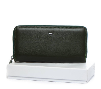 Гаманець Шкіряний Жіночий Classic DR. BOND W38 green