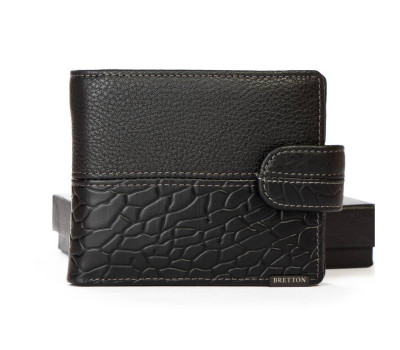 Гаманець шкіряний Чоловічий BE BRETTON 208-L0611 black
