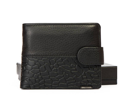 Гаманець шкіряний Чоловічий BE BRETTON 210L black
