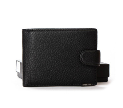 Гаманець шкіряний Чоловічий BE BRETTON 168-83 black