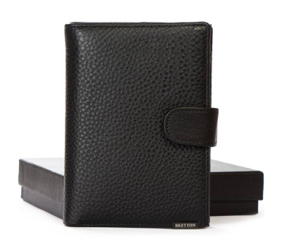 Гаманець шкіряний Чоловічий BE BRETTON 168-35 black
