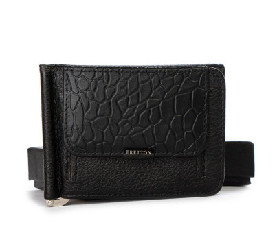 Гаманець шкіряний Чоловічий BRETTON 168-L27 black