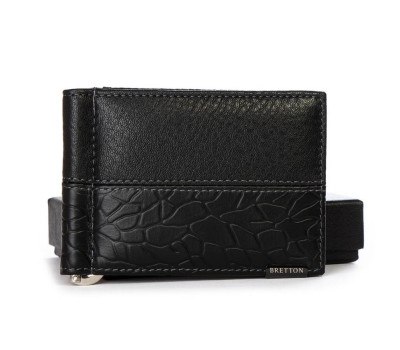 Гаманець шкіряний Чоловічий BRETTON 168-L25A black