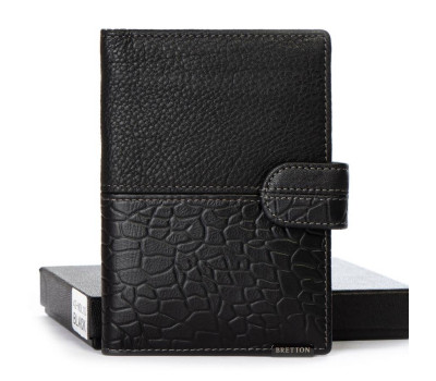 Гаманець шкіряний Чоловічий BRETTON 42-NDL10 black