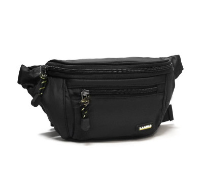 Сумка Чоловіча На пояс нейлон Lanpad 83016 black