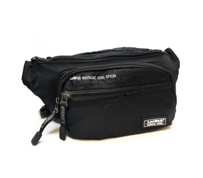 Сумка Чоловіча На пояс нейлон Lanpad 83009 black