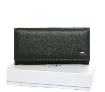 Гаманець Шкіряний Жіночий Classic DR. BOND W502-2 green