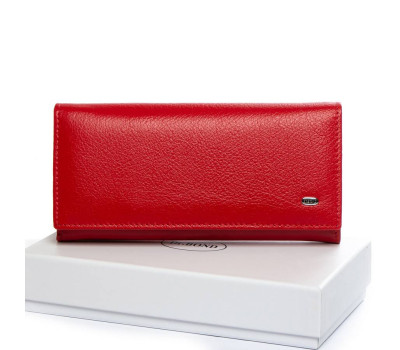 Гаманець Шкіряний Жіночий Classic DR. BOND W502-2 red