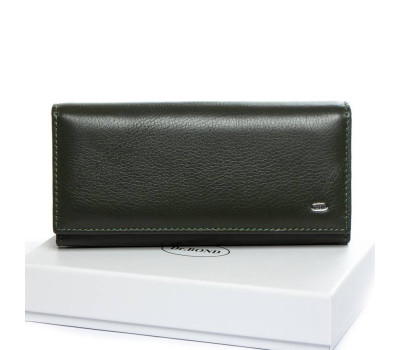 Гаманець Шкіряний Жіночий Classic DR. BOND W1-V-2 green