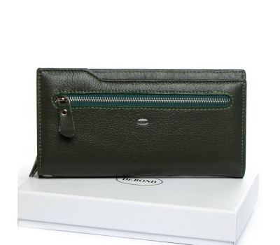 Гаманець Шкіряний Жіночий Classic DR. BOND WMB-2M green