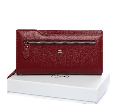 Гаманець Шкіряний Жіночий Classic DR. BOND WMB-2M wine-red