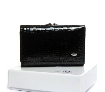 Кошелек LR Женский кожа-лак SERGIO TORRETTI W5 black