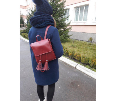 Женский рюкзак Sambag Loft SZNa бордо