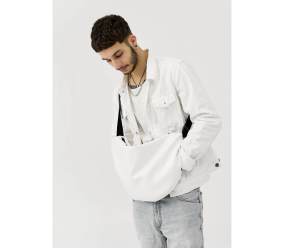 Чоловіча сумка Sambag HOBO Bag-glove біла