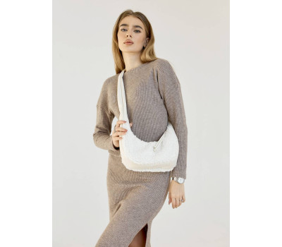 Жіноча сумка Sambag HOBO S Dolly  біла