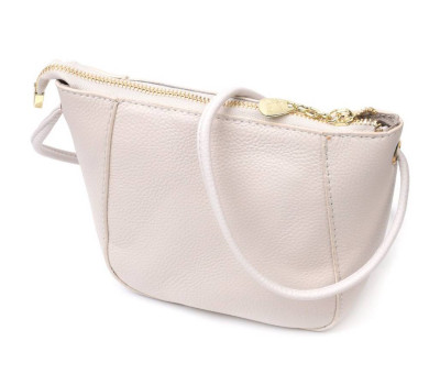 Жіноча сумка через плече з натуральної шкіри Vintage 22299 Біла
