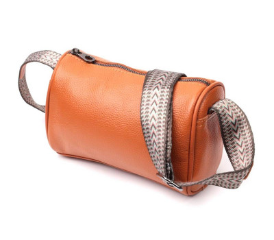 Невелика жіноча сумка з натуральної шкіри Vintage 22398 Руда