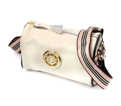 Дивовижна сумка для стильних жінок із натуральної шкіри Vintage 22264 Білий