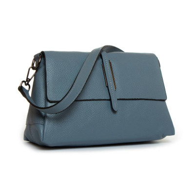 Сумка Шкіряна Жіноча Класична ALEX RAI 99104 blue