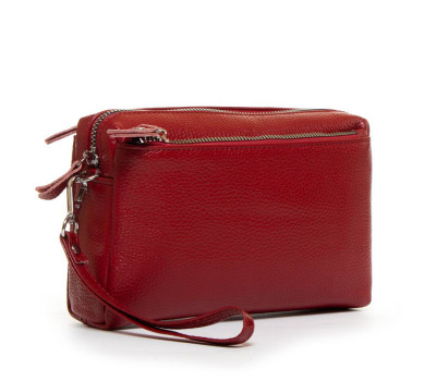 Сумка Шкіряна Жіноча Клатч ALEX RAI BM 60071 bordo