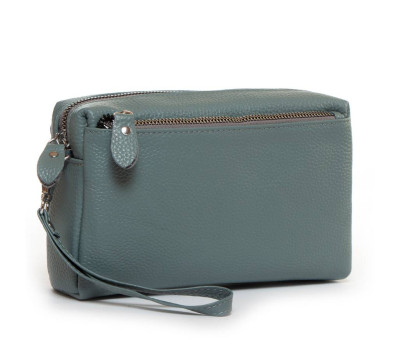 Сумка Шкіряна Жіноча Клатч ALEX RAI BM 60071 blue