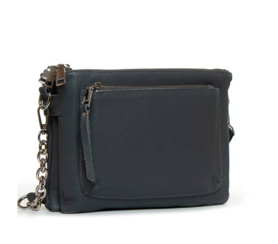 Сумка Шкіряна Жіноча Класична ALEX RAI 3016 blue