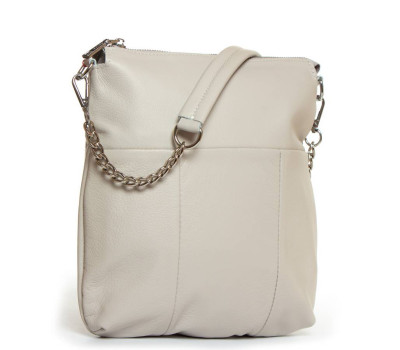 Сумка Шкіряна Жіноча Класична ALEX RAI 2030-9 white-grey