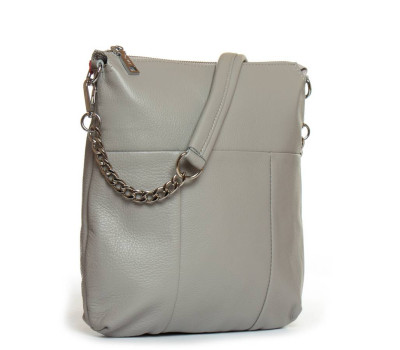 Сумка Шкіряна Жіноча Класична ALEX RAI 2030-9 l-grey
