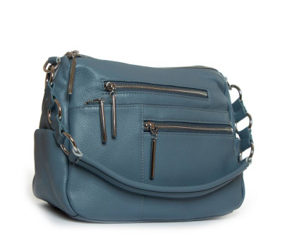 Сумка Женская Классическая кожа ALEX RAI 8930-9 blue