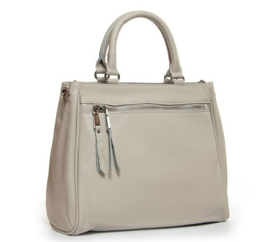 Сумка Шкіряна Жіноча Класична ALEX RAI 8782-9 white-grey