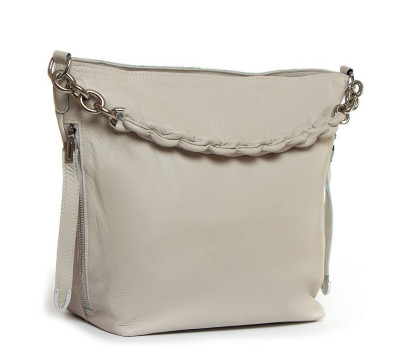 Сумка Женская Классическая кожа ALEX RAI 8798-9 white-grey