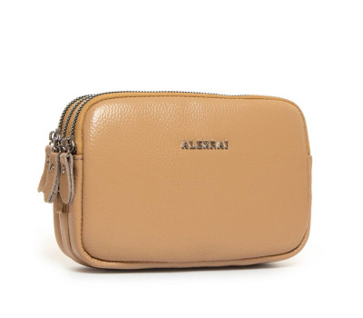 Сумка Шкіряна Жіноча Клатч ALEX RAI BM 60061 camel
