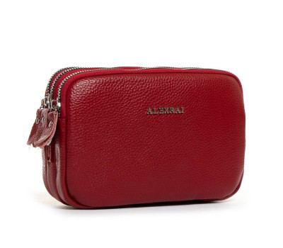 Сумка Шкіряна Жіноча Клатч ALEX RAI BM 60061 bordo