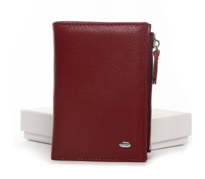 Гаманець Шкіряний Жіночий Classic DR. BOND WN-23-8 wine-red