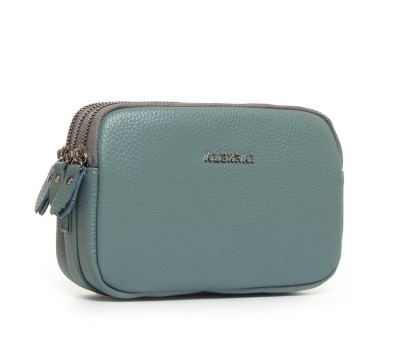 Сумка Шкіряна Жіноча Клатч ALEX RAI BM 60061 blue