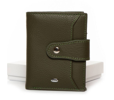 Гаманець Шкіряний Жіночий Classic DR. BOND WN-23-15 green