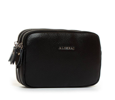 Сумка Шкіряна Жіноча Клатч ALEX RAI BM 60061 black