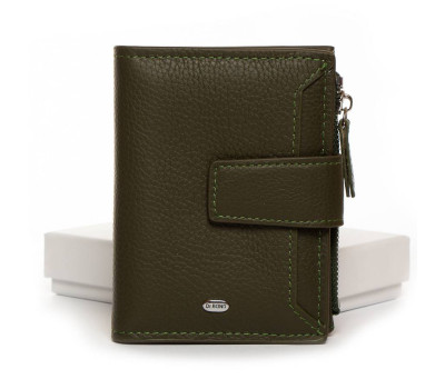 Гаманець Шкіряний Жіночий Classic DR. BOND WN-23-11 green